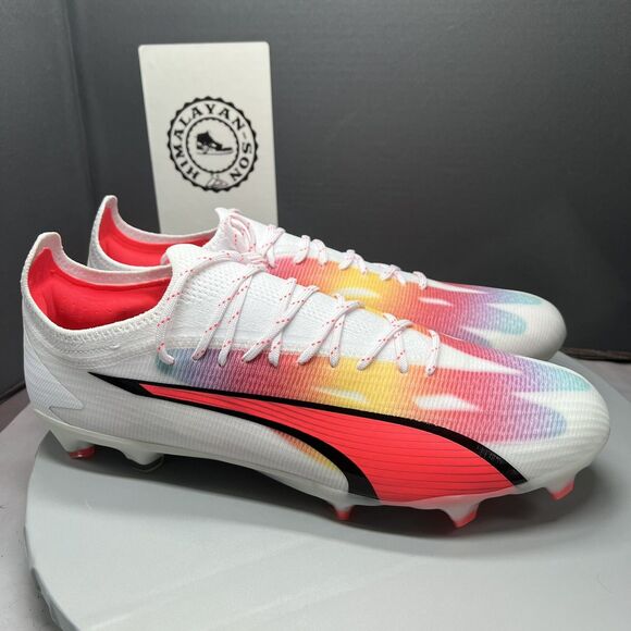 PUMA ULTRA ULTIMATE FG BREAKTHROUGH PACK WHITE FIRE ORCHID 107311-01 Men Sz 12.5 main image 5